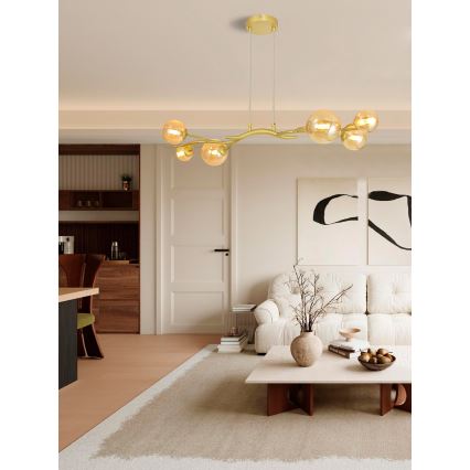 Brilagi - LED-Hängeleuchte MISTEL 6xG9/3W/230V golden
