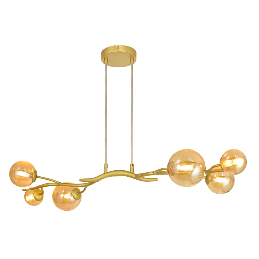 Brilagi - LED-Hängeleuchte MISTEL 6xG9/3W/230V golden