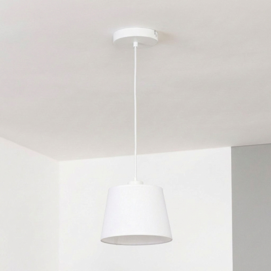 Brilagi - LED-Hängeleuchte mit Kabel CERIA 1xE27/40W/230V Ø 20,5 cm weiß