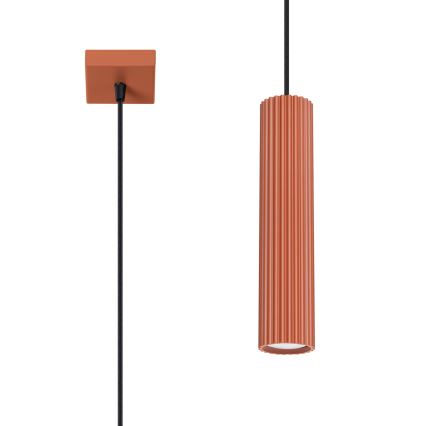 BRILAGI - LED-Hängeleuchte mit Kabel CRESTO 1xGU10/10W/230V orange