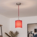 Brilagi - LED-Hängeleuchte mit Kabel NUBILA 1xE27/60W/230V Ø 14 cm rot