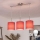 Brilagi - LED-Hängeleuchte mit Kabelaufhängung NUBILA 3xE27/60W/230V rot