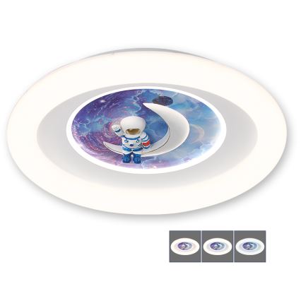 BRILAGI - LED Kinder-Deckenleuchte ASTRO LED/80W/230V 3000/4500/6000K Ø 51 cm