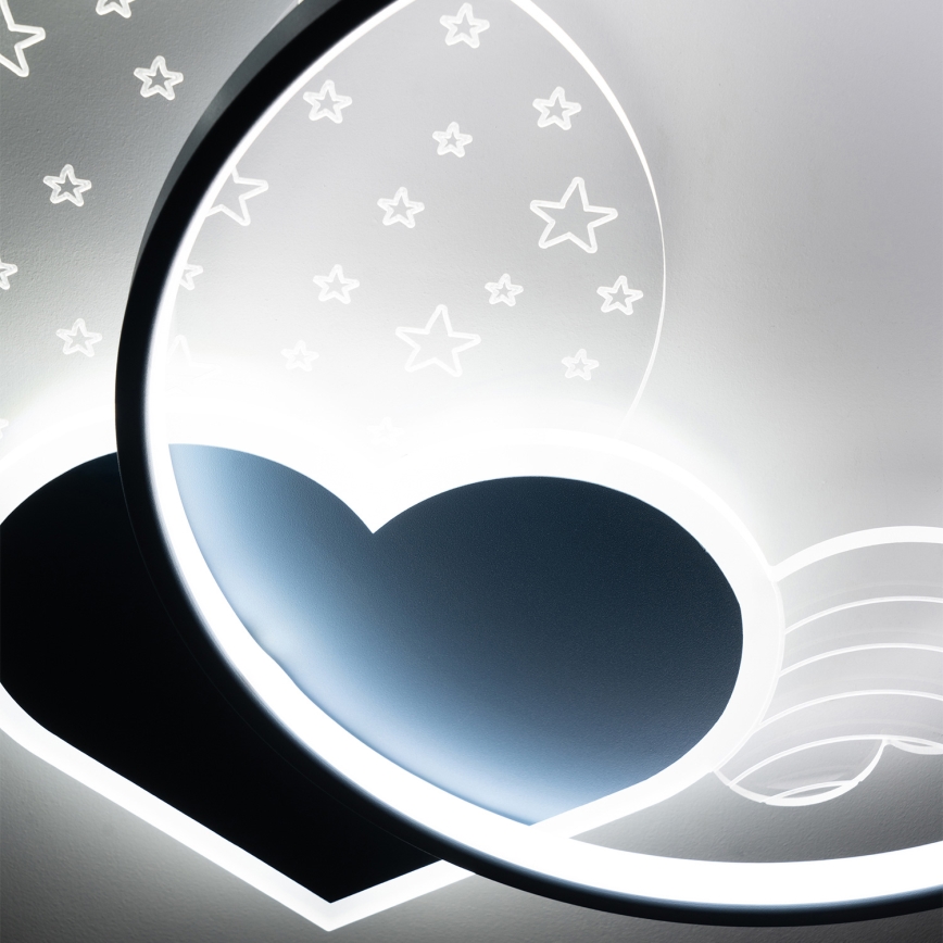 Brilagi - LED Kinder-Deckenleuchte LOVE LED/48W/230V 3000/4500/6000K blau