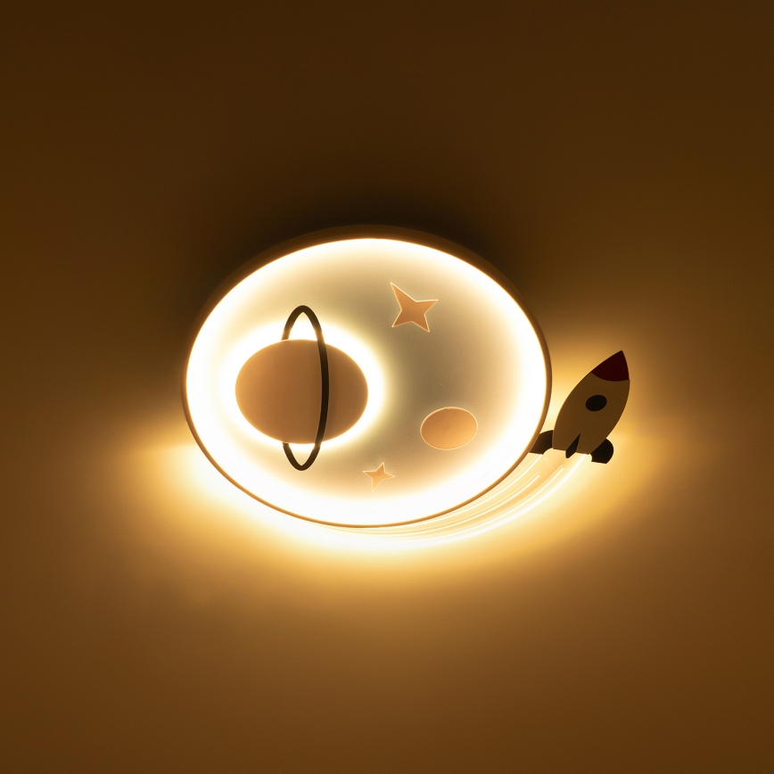 Brilagi - LED Kinder-Deckenleuchte STARSHIP LED/64W/230V 3000/4500/6000K blau