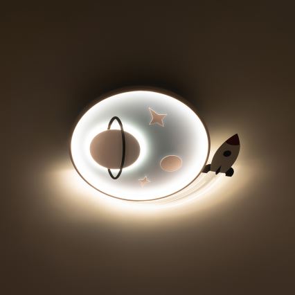 Brilagi - LED Kinder-Deckenleuchte STARSHIP LED/64W/230V 3000/4500/6000K blau