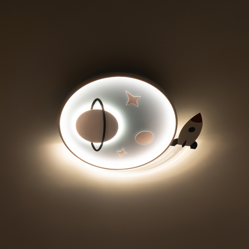 Brilagi - LED Kinder-Deckenleuchte STARSHIP LED/64W/230V 3000/4500/6000K blau