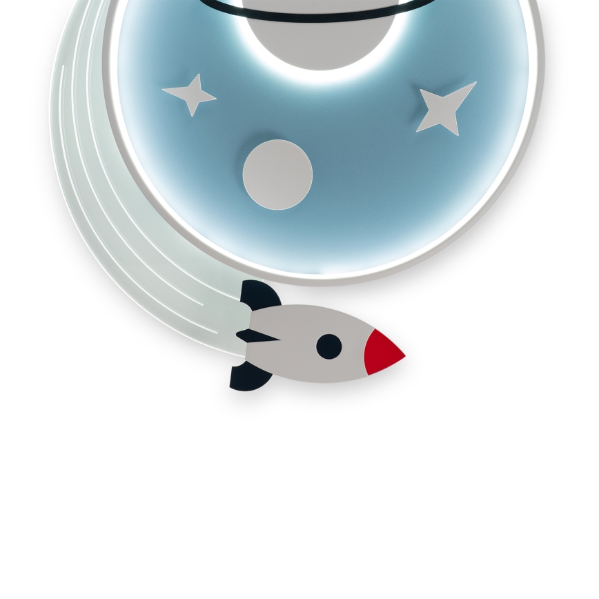 Brilagi - LED Kinder-Deckenleuchte STARSHIP LED/64W/230V 3000/4500/6000K blau