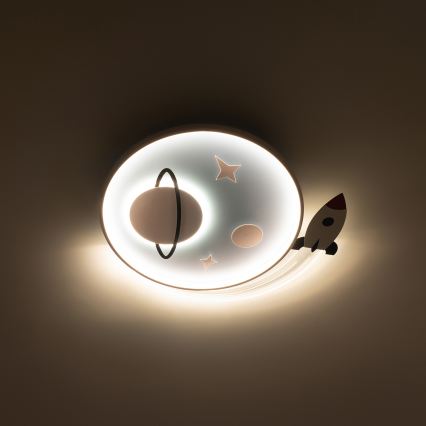Brilagi - LED Kinder-Deckenleuchte STARSHIP LED/64W/230V 3000/4500K blau