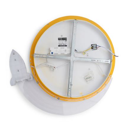 Brilagi -LED Kinder-Deckenleuchte STARSHIP LED/64W/230V 3000/4500K gelb