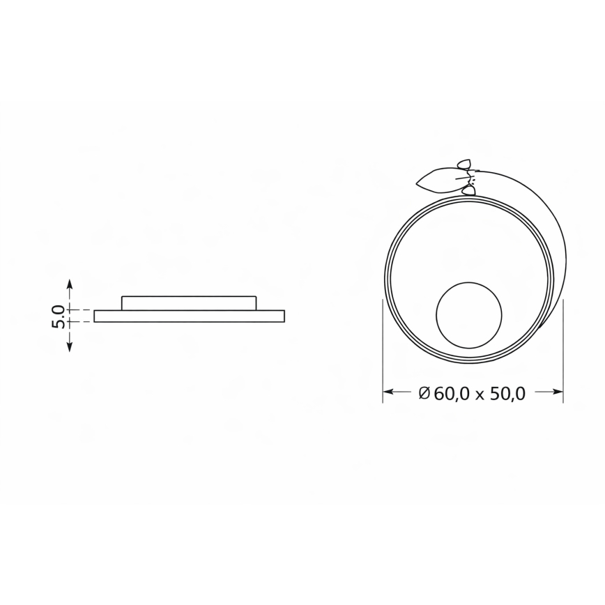 Brilagi -LED Kinder-Deckenleuchte STARSHIP LED/64W/230V 3000/4500K gelb