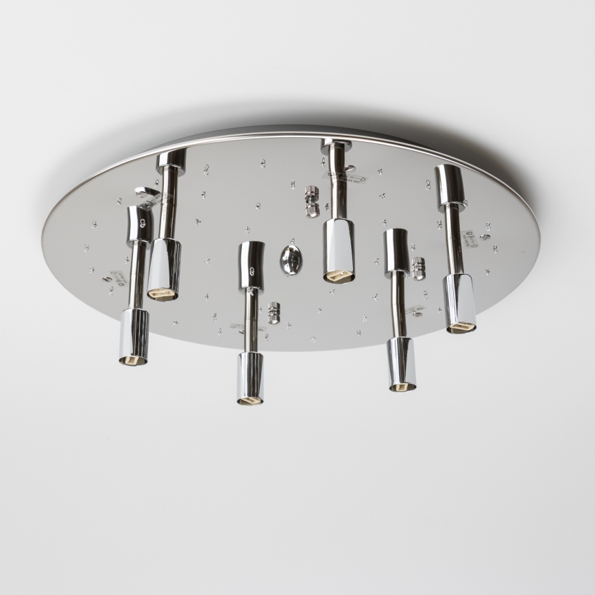 Brilagi - LED-Kristall-Deckenleuchte JEWEL 6xG9/42W/230V