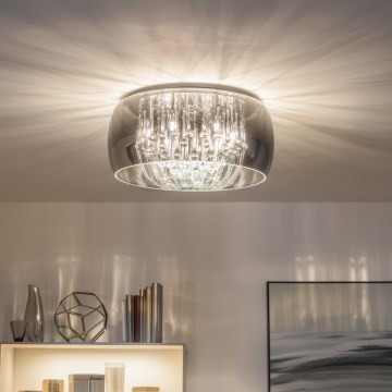 Brilagi - LED-Kristall-Deckenleuchte JEWEL 6xG9/42W/230V Ø 50 cm