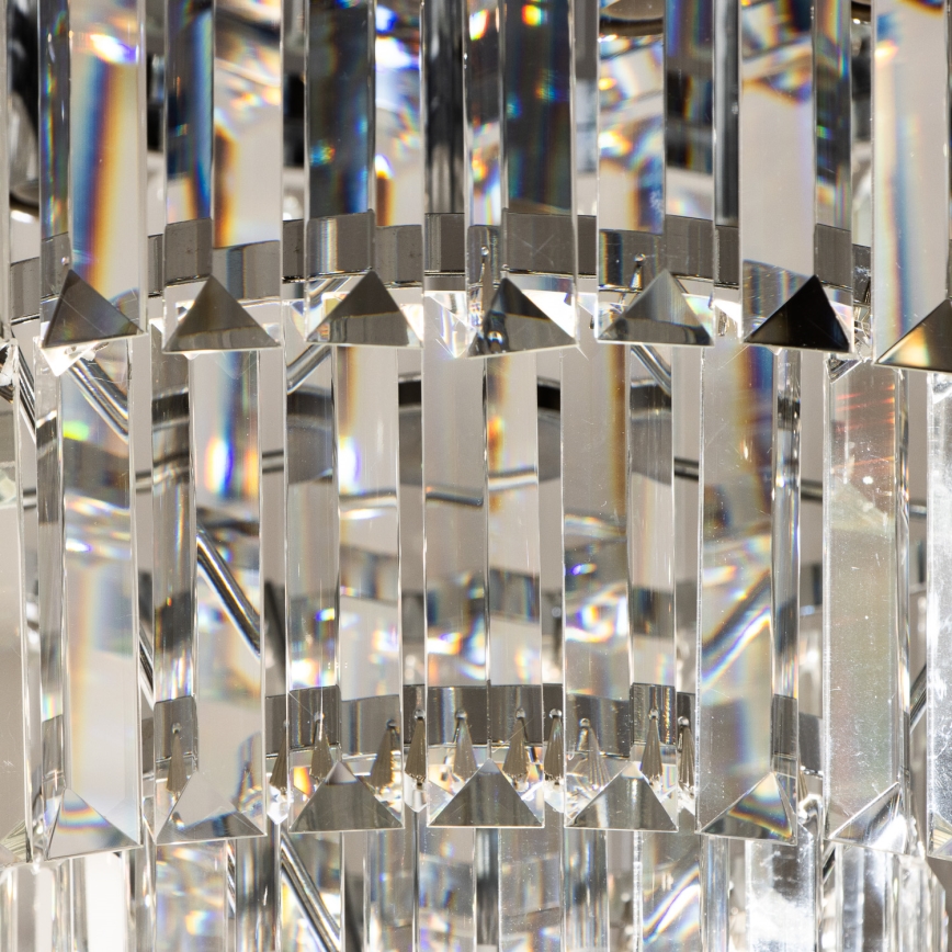 Brilagi - LED-Kristall-Deckenleuchte MOZART 5xE14/40W/230V Ø 40 cm, glänzender Chrom