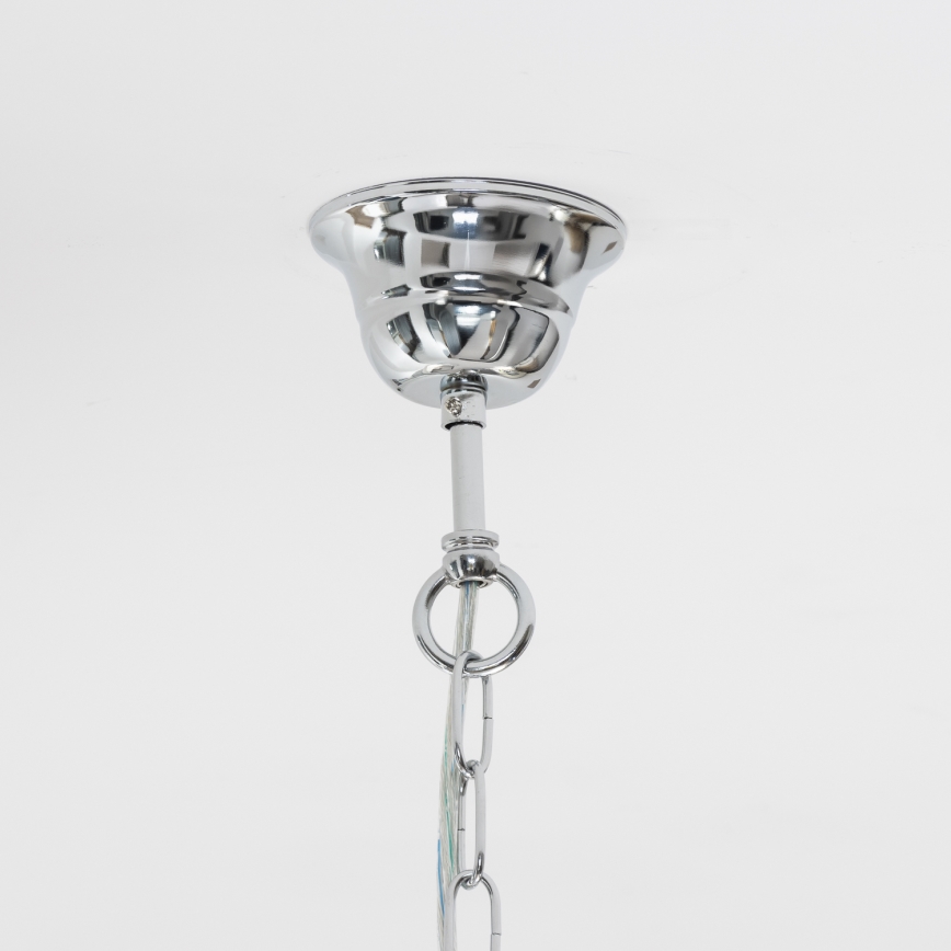 Brilagi - LED Kristall-Kronleuchter an Kette MOZART 4xE14/40W/230V glänzendes Chrom