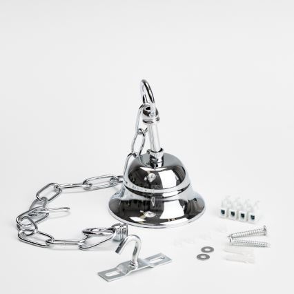 Brilagi - LED Kristall-Kronleuchter an Kette MOZART 4xE14/40W/230V glänzendes Chrom