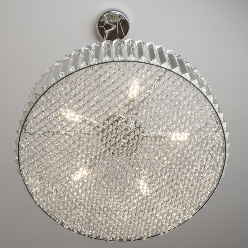 Brilagi - LED Kristall-Kronleuchter an Schnur GLAMOUR 5xG9/42W/230V