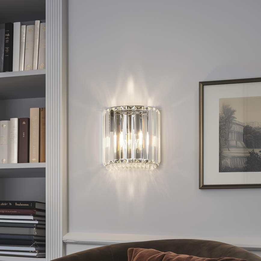 Brilagi - LED Kristall-Wandleuchte GLAMOUR 1xG9/42W/230V
