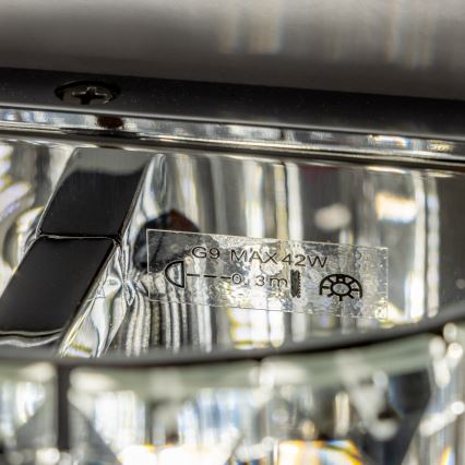 Brilagi - LED Kristall-Wandleuchte GLAMOUR 1xG9/42W/230V