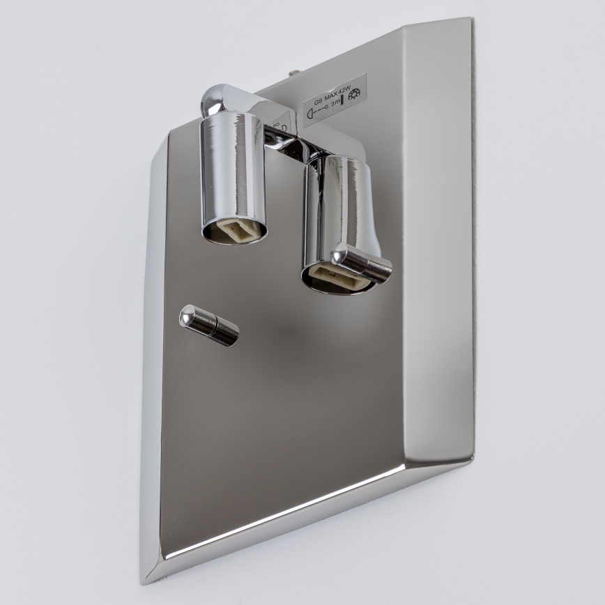 Brilagi - LED Kristall-Wandleuchte GLAMOUR 1xG9/42W/230V