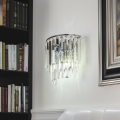 Brilagi - LED Kristall-Wandleuchte MOZART 2xE14/40W/230V glänzendes Chrom