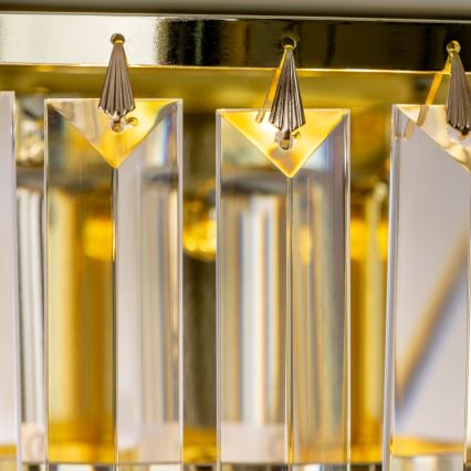 Brilagi - LED Kristall-Wandleuchte MOZART 2xE14/40W/230V golden