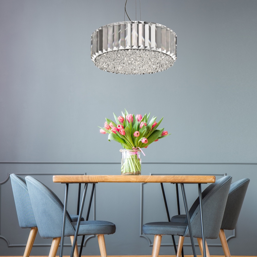 Brilagi - LED-Kristallleuchter mit Kabelaufhängung GLAMOUR 5xG9/42W/230V