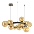 Brilagi - LED-Kronleuchter an Aufhängung MILLA 15xG9/3W/230V glänzendes Chrom/golden