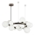 Brilagi - LED-Kronleuchter an Aufhängung MILLA 15xG9/3W/230V glänzendes Chrom/weiß