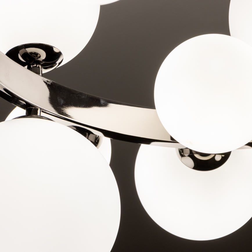 Brilagi - LED-Kronleuchter an Aufhängung MILLA 15xG9/3W/230V glänzendes Chrom/weiß