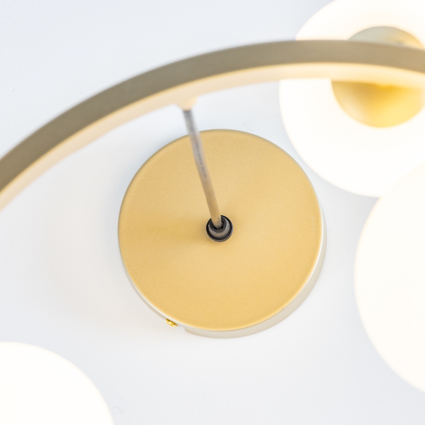 Brilagi - LED-Kronleuchter an Aufhängung MILLA 15xG9/3W/230V golden/weiß