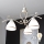Brilagi - LED-Kronleuchter mit Kette ANTICO 3xE27/60W/230V 3000K weiße Patina