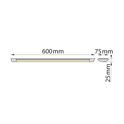 Brilagi - LED-Küchenunterbauleuchte AVERO LED/16W/230V 60 cm