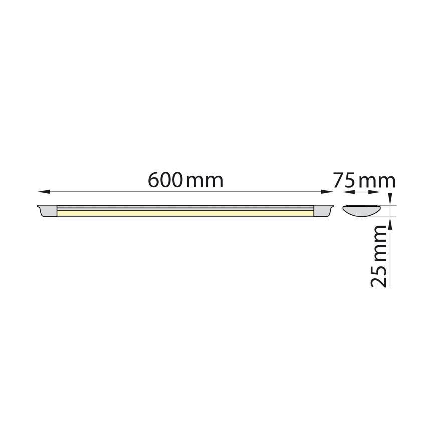 Brilagi - LED-Küchenunterbauleuchte AVERO LED/16W/230V 60 cm