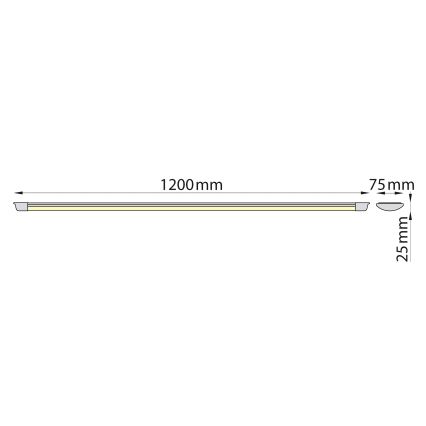 Brilagi - LED-Küchenunterbauleuchte AVERO LED/32W/230V 120 cm