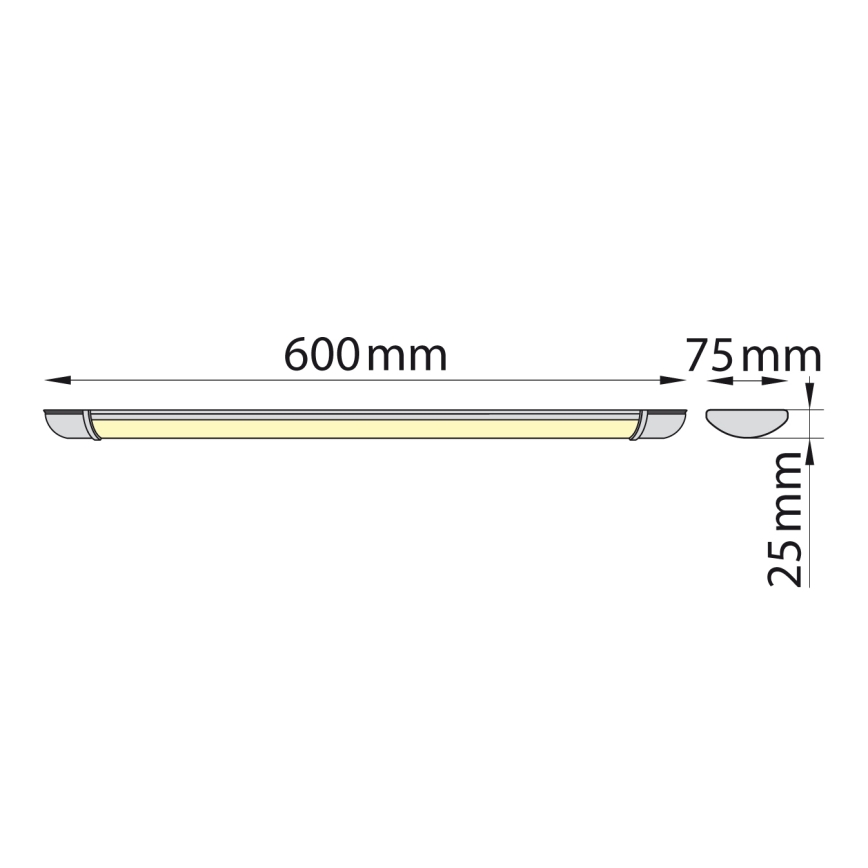 Brilagi - LED-Küchenunterbauleuchte LUMA LED/16W/230V 60 cm