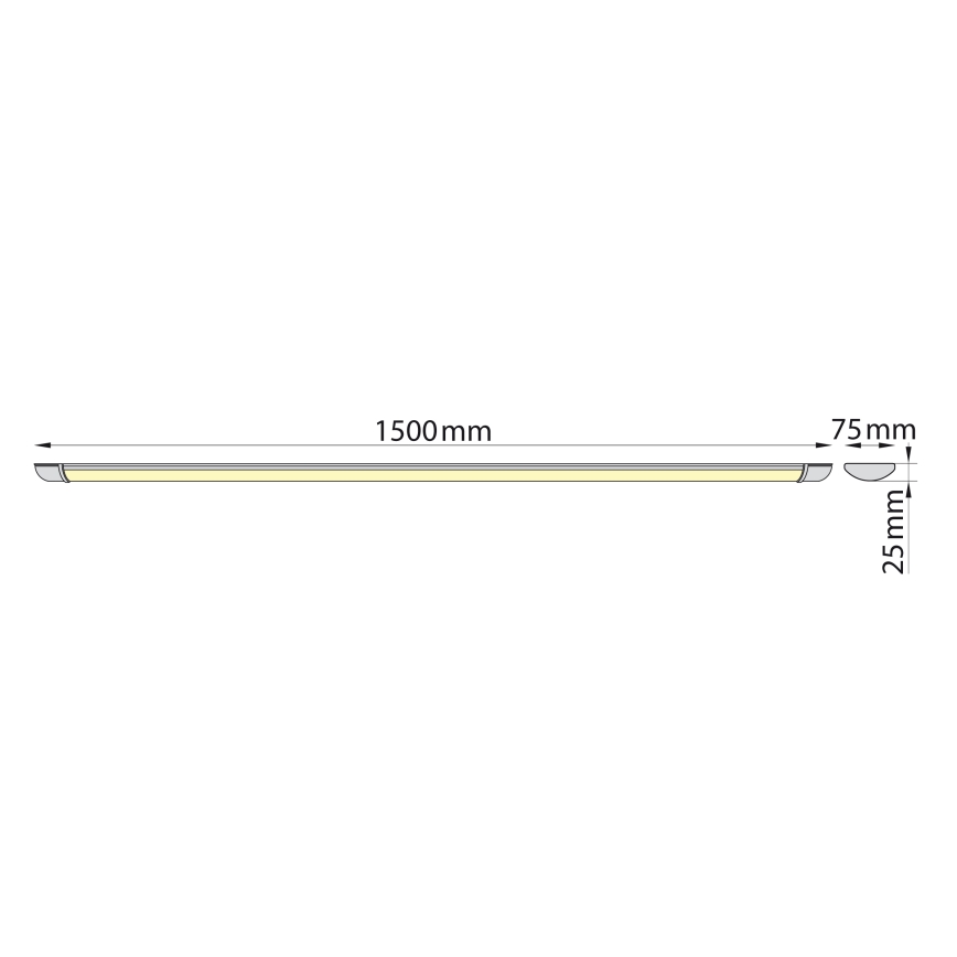 Brilagi - LED-Küchenunterbauleuchte LUMA LED/40W/230V 150 cm