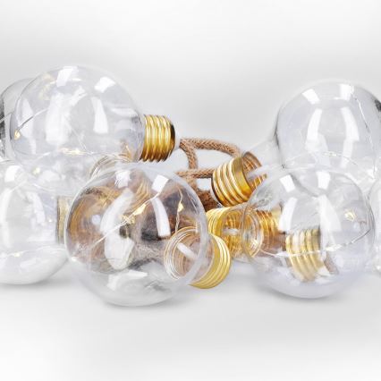 Brilagi - LED-Lichterkette 10xLED/3xAA 1,8 m warmweiß