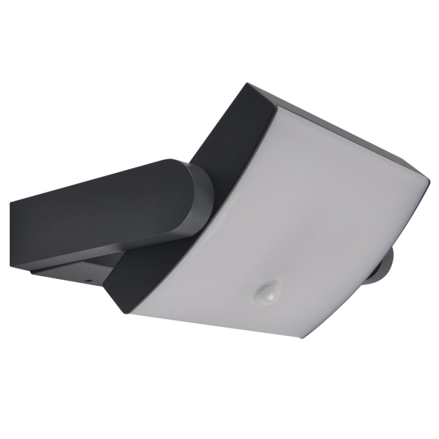 Brilagi - LED-Wandleuchte für den Außenbereich mit Sensor ANKLE LED/18W/230V 3000K IP65 anthrazit