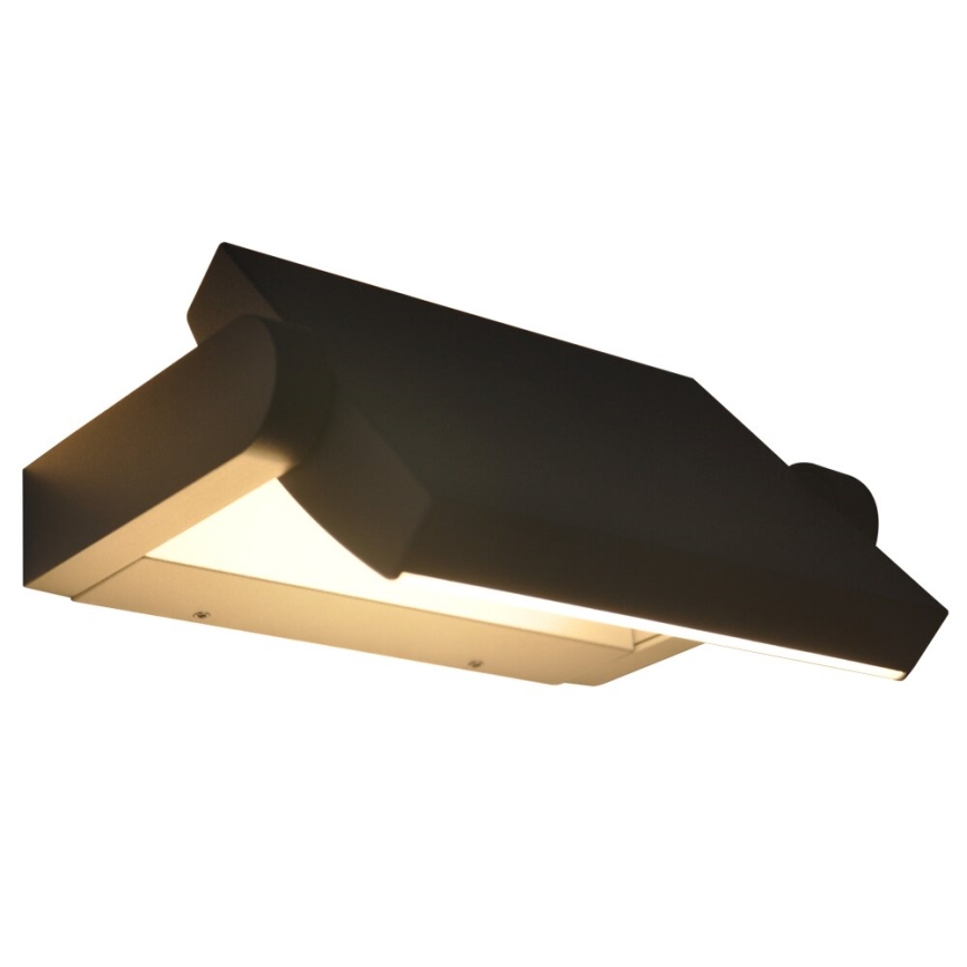 Brilagi - LED-Wandleuchte für den Außenbereich mit Sensor ANKLE LED/18W/230V 3000K IP65 anthrazit