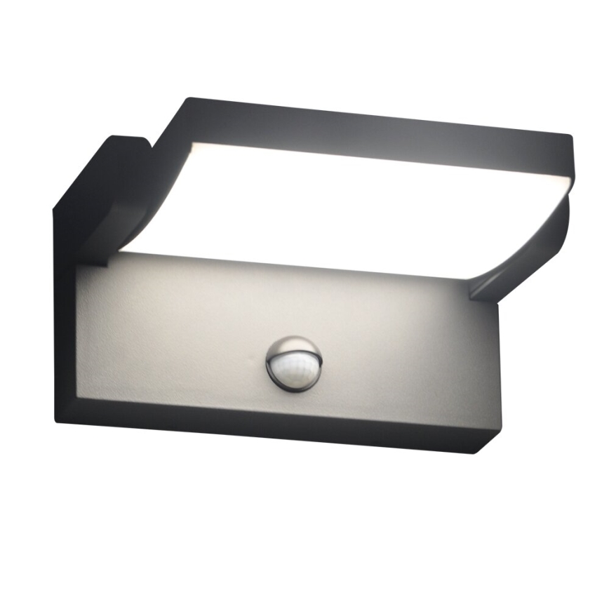 Brilagi - LED-Wandleuchte für den Außenbereich mit Sensor ANKLE LED/18W/230V 4000K IP65 anthrazit