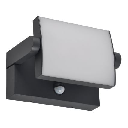 Brilagi - LED-Wandleuchte für den Außenbereich mit Sensor ANKLE LED/18W/230V 4000K IP65 anthrazit