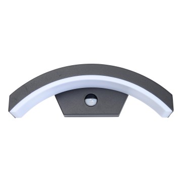 Brilagi - LED-Outdoor-Wandleuchte mit Sensor ARCELO LED/8W/230V IP54