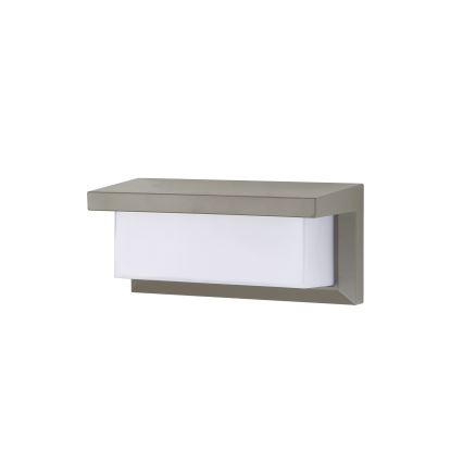 Brilagi - LED-Outdoor-Wandleuchte mit Sensor BRICKY LED/12W/230V grau IP54