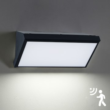 Brilagi - LED-Outdoor-Wandleuchte mit Sensor TRIANGLE LED/20W/230V IP65