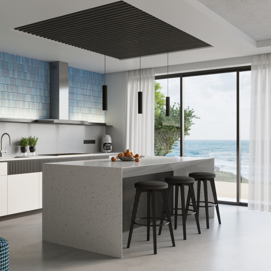 Brilagi - LED-Pendelleuchte am Kabel CRESTO 1xGU10/10W/230V schwarz