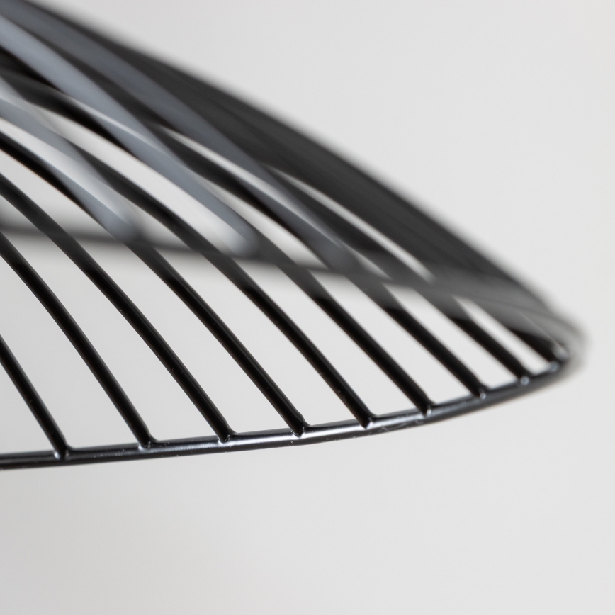 Brilagi - LED-Pendelleuchte an Drahtseil CERIA WIRE 1xE27/40W/230V Ø 26 cm schwarz