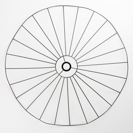 Brilagi - LED-Pendelleuchte an Drahtseil CERIA WIRE 1xE27/40W/230V Ø 80 cm schwarz