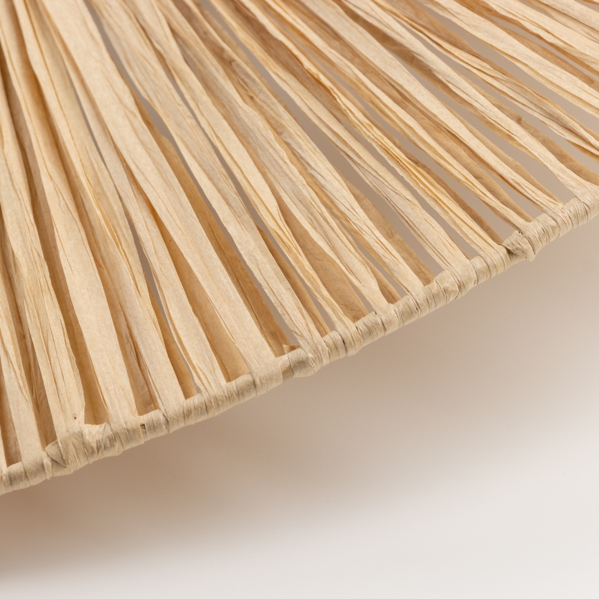 Brilagi - LED-Pendelleuchte an einem Kabel CERIA BOHO 1x E27/40W/230V Ø 60 cm Raffia