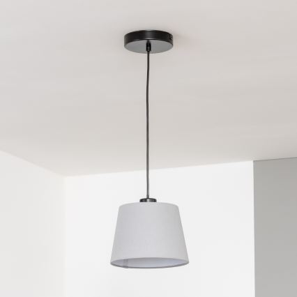 Brilagi - LED-Pendelleuchte an Kabel CERIA 1xE27/40W/230V Ø 20,5 cm grau